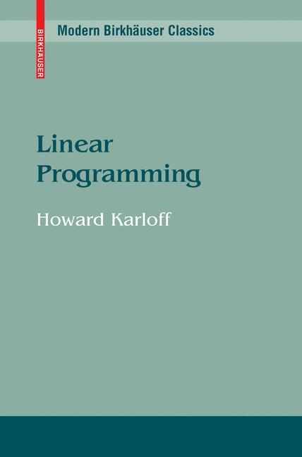 Linear Programming -  Howard Karloff