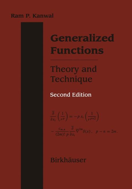 Generalized Functions Theory and Technique -  Ram P. Kanwal