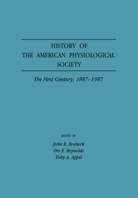 History of the American Physiological Society - 