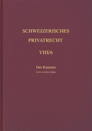 Bd. VIII/6: Der Konzern - Roland von B&uuml;ren
