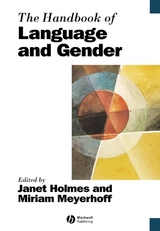 The Handbook of Language and Gender - 