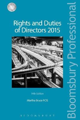 Rights and Duties of Directors 2015 - Martha Bruce