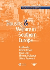 Housing and Welfare in Southern Europe - Judith Allen, James Barlow, Jes&uacute;s Leal, Thomas Maloutas, Liliana Padovani