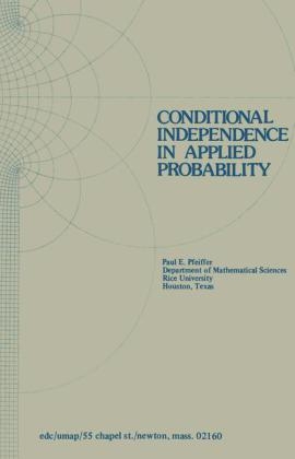 Conditional Independence in Applied Probability -  P.E. Pfeiffer