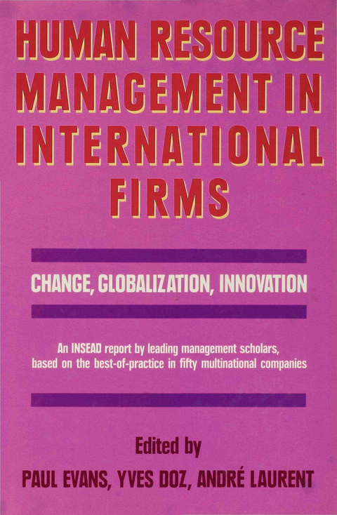 Human Resource Management in International Firms - 
