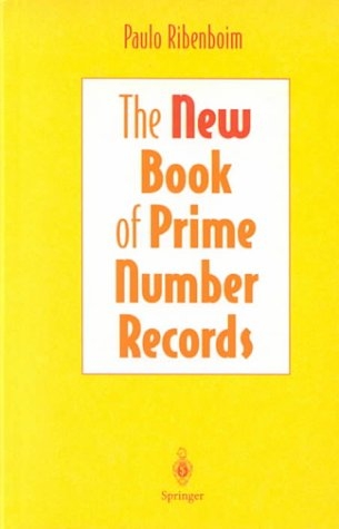 New Book of Prime Number Records