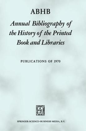 ABHB Annual Bibliography of the History of the Printed Book and Libraries