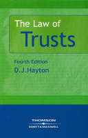 The Law of Trusts - Professor David J Hayton