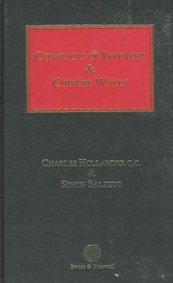 Conflicts of Interest and Chinese Walls - Charles Hollander, Simon Salzedo