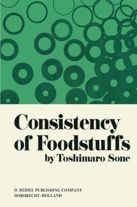 Consistency of Foodstuffs -  T. Sone