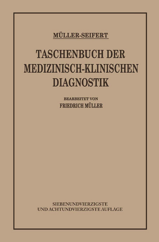 Taschenbuch der Medizinisch Klinischen Diagnostik