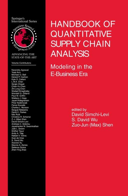 Handbook of Quantitative Supply Chain Analysis - 