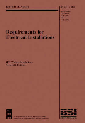 IEE Wiring Regulations -  Institution of Electrical Engineers