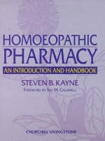 Homoeopathic Pharmacy - Steven B. Kayne