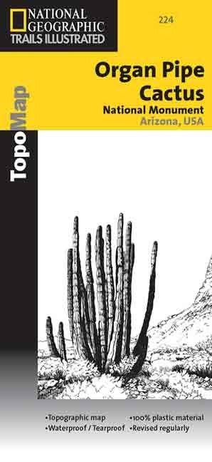 Organ Pipe Cactus National Monument -  Trails Illustrated