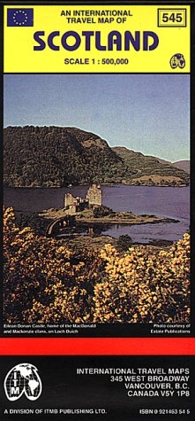 International Travel Map ITM Scotland