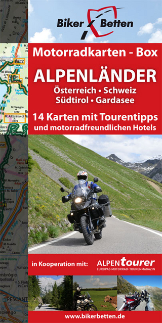 Motorradkarten-Box Alpenländer