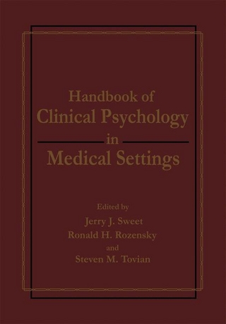 Handbook of Clinical Psychology in Medical Settings