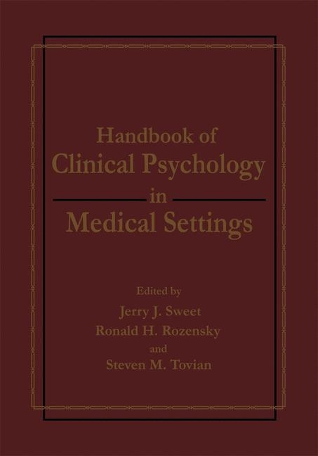 Handbook of Clinical Psychology in Medical Settings - 