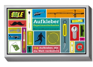 Aufkleber Experimentierkasten