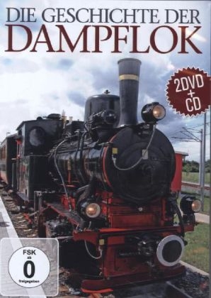 Die Geschichte der Dampflok, 2 DVDs u. Audio-CD