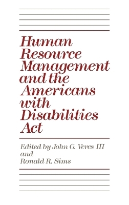 Human Resource Management and the Americans with Disabilities Act