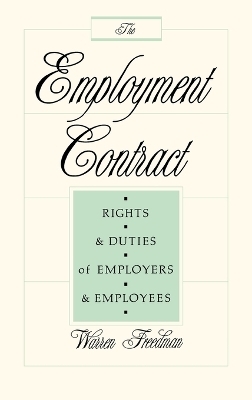 The Employment Contract - Warren Freedman