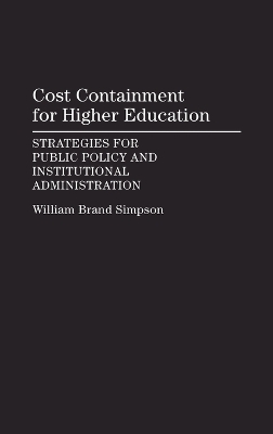 Cost Containment for Higher Education - William B. Simpson