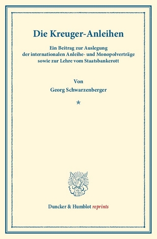 Die Kreuger-Anleihen.