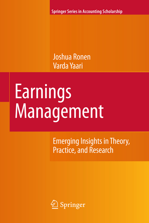 Earnings Management - Joshua Ronen, Varda Yaari
