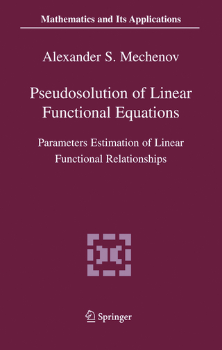 Pseudosolution of Linear Functional Equations
