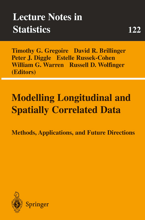 Modelling Longitudinal and Spatially Correlated Data - 