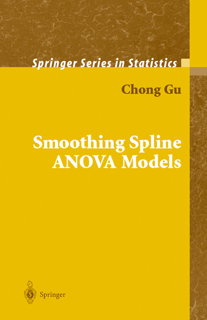 Smoothing Spline ANOVA Models - Chong Gu