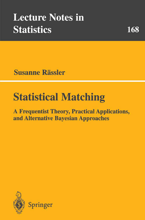 Statistical Matching - Susanne R&auml;ssler