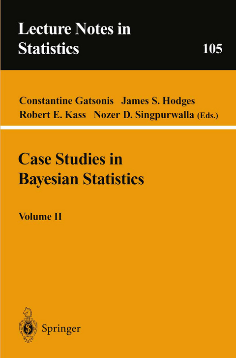 Case Studies in Bayesian Statistics, Volume II - 