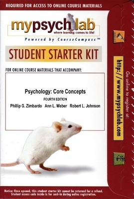 MyLab Psychology  -- Standalone Access Card - Philip G. Zimbardo, Ann L. Weber, Robert L. Johnson