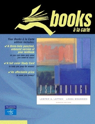 Psychology, Books a la Carte Edition