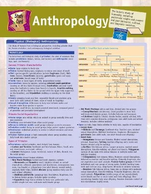 Study Card for Anthropology