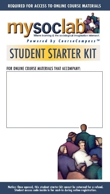 MyLab Sociology  CourseCompass with Pearson eText -- Valuepack Access Card