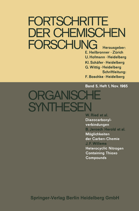 Organische Synthesen - W. Ried, H. Mengler