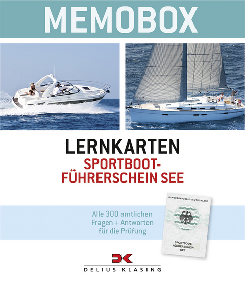 Lernkarten-Memobox Sportbootf&uuml;hrerschein See