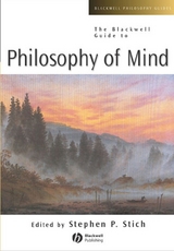 The Blackwell Guide to Philosophy of Mind - Stephen P. Stich, Ted A. Warfield