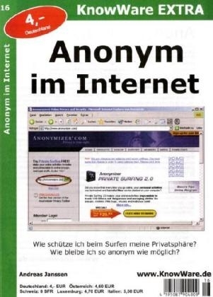 Anonym im Internet