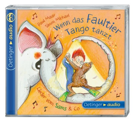Wenn das Faultier Tango tanzt. Lieder vom Sams & Co., 1 Audio-CD - Paul Maar