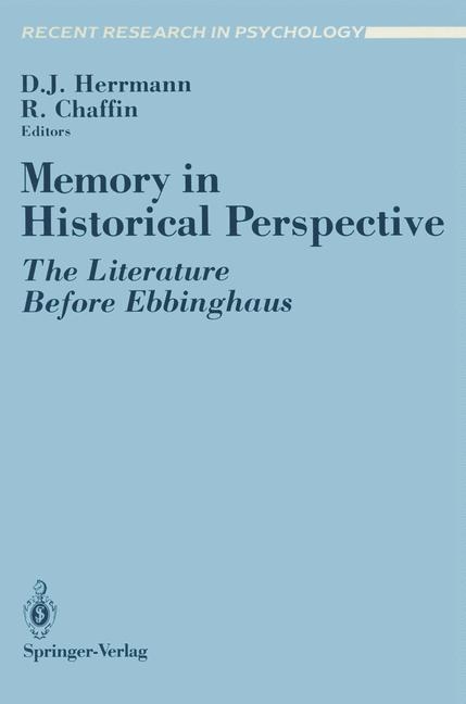 Memory in Historical Perspective - 
