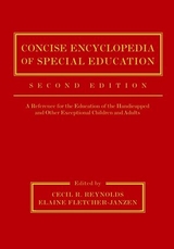 Concise Encyclopedia of Special Education - 