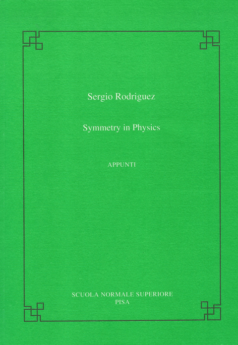 Symmetry in physics - Sergio Rodriguez