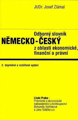 Nemecko-Cesky - Josef Zlamal
