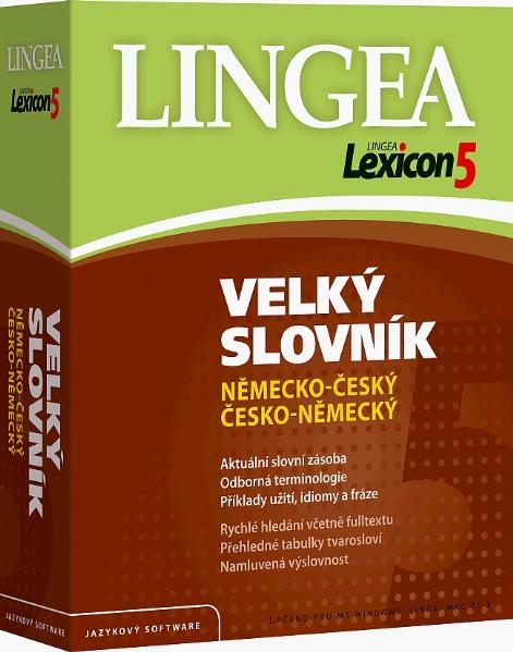 Lingea Lexicon 5 - Gro&szlig;w&ouml;rterbuch Tschechisch-Deutsch / Deutsch-Tschechisch