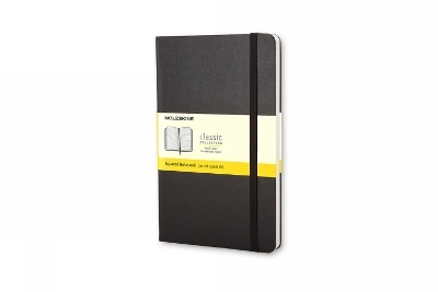 Moleskine Pocket Squared Hardcover Notebook Black -  Moleskine